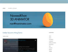 Tablet Screenshot of nanimator.com